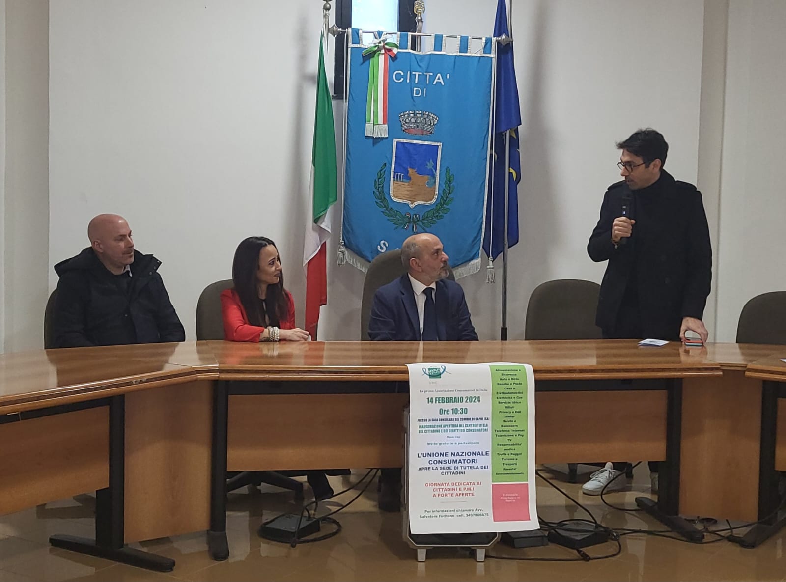 Sapri Inaugurato Lo Sportello Dell Unione Nazionale Consumatori