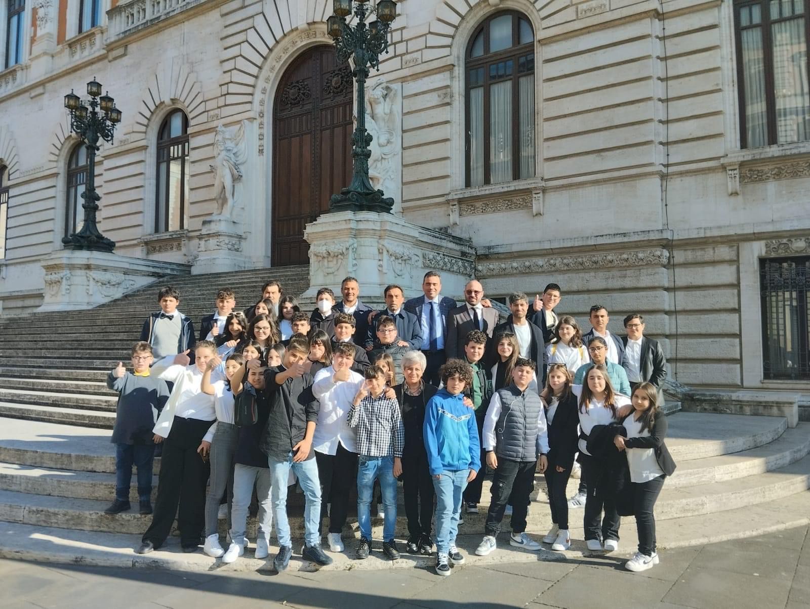 Studenti di Giungano a Roma