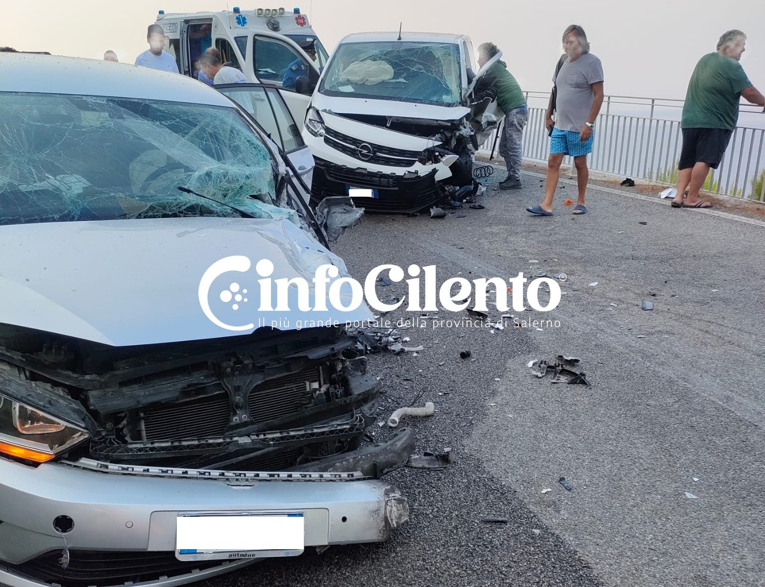 Due Incidenti Sulla Via Del Mare. 9 Feriti, Uno è Grave - InfoCilento