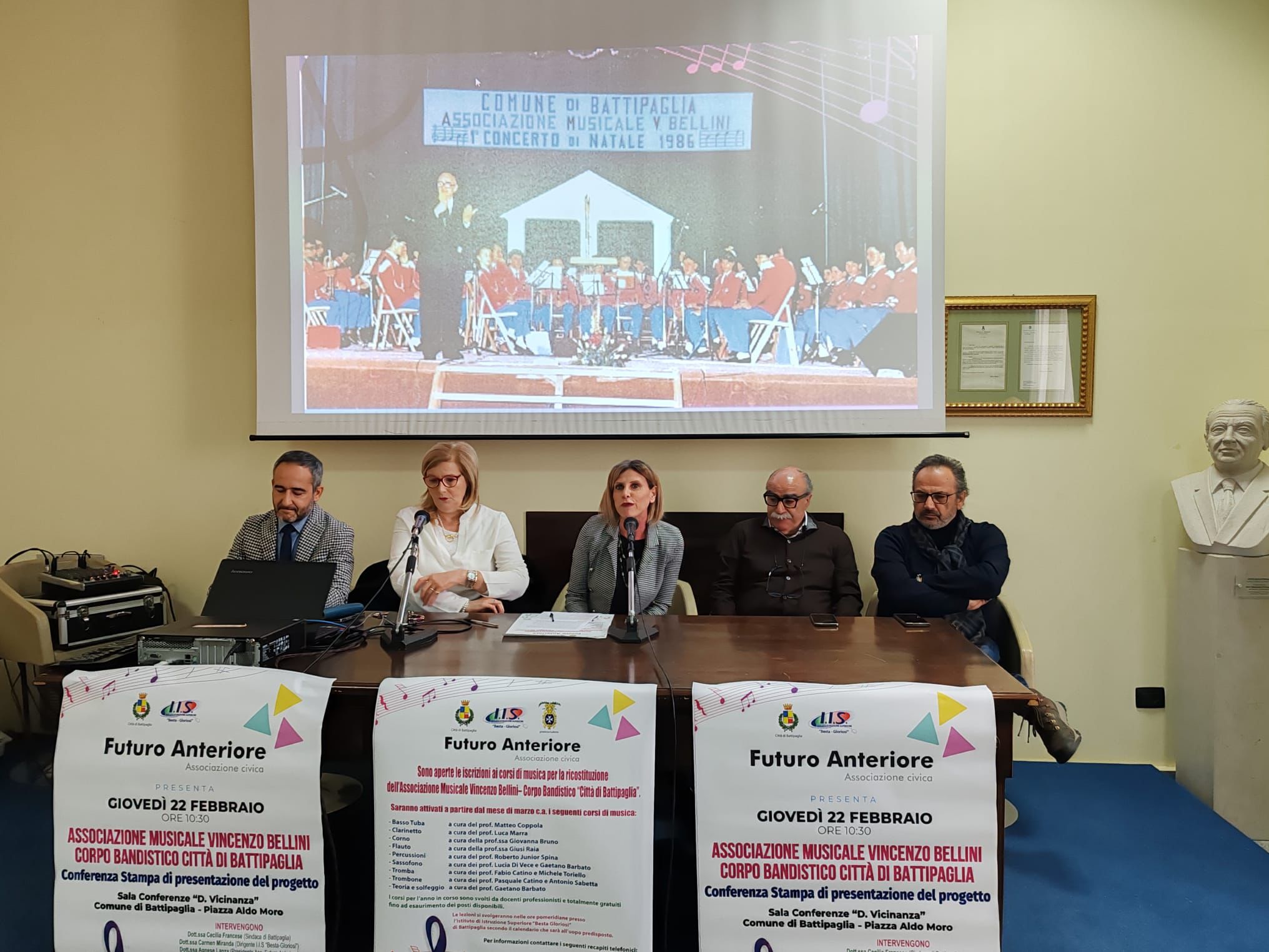 Presentazione banda Battipaglia