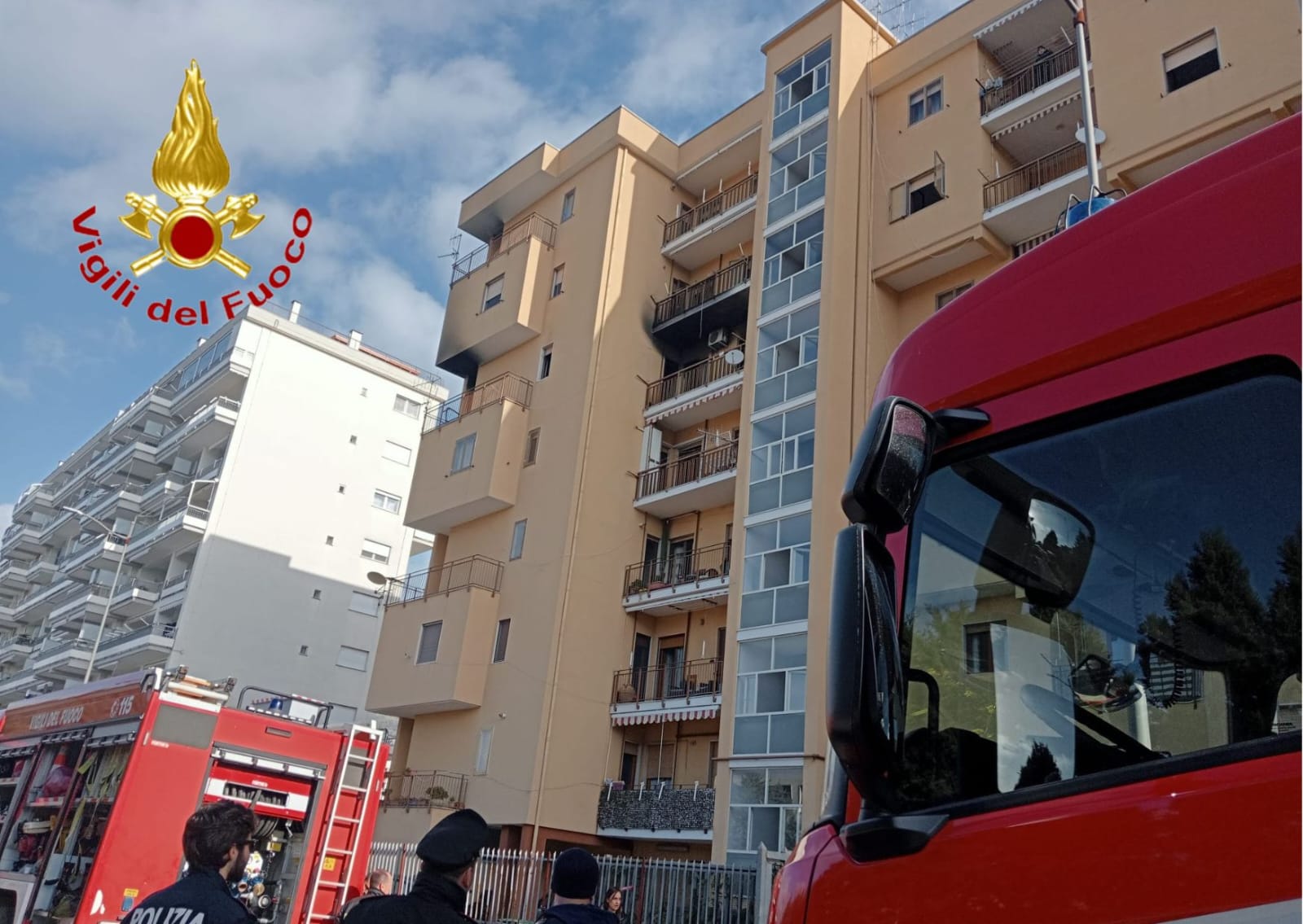 Incendio Salerno