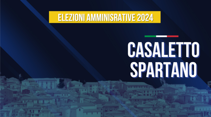 Elezioni comunali 2024 Casaletto Spartano