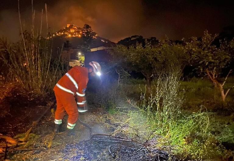 Incendio Castellabate