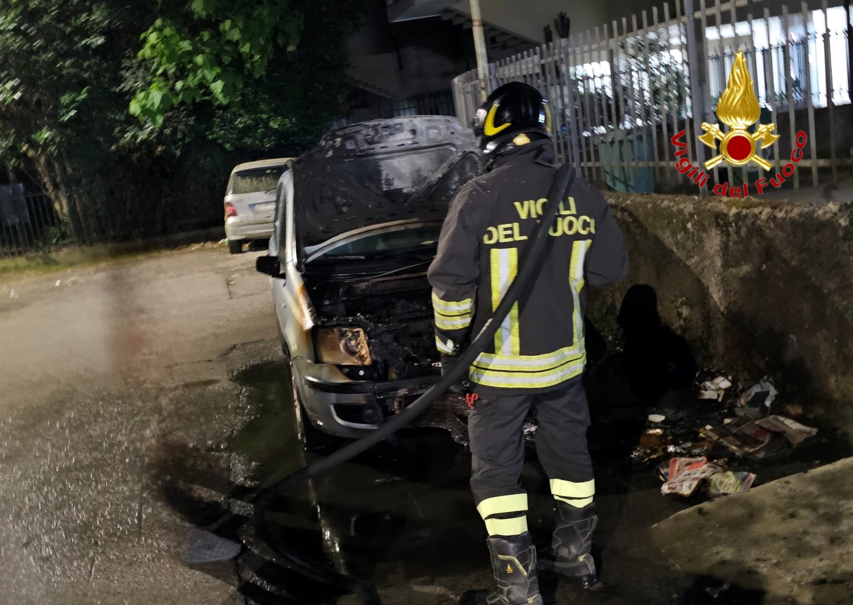 Incendio Salerno