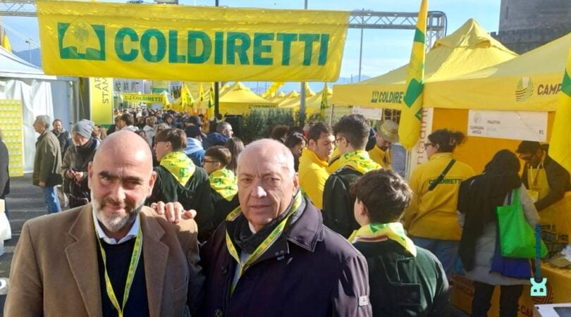 Bellelli presidente Coldiretti Campania e Salvatore Loffreda direttore Coldiretti Campania
