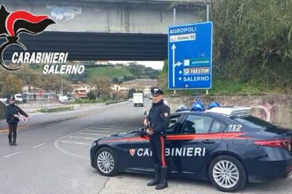 Carabinieri svincolo Agropoli