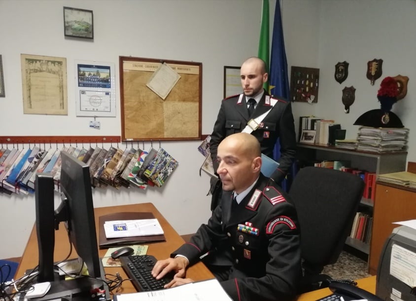 Carabinieri al pc