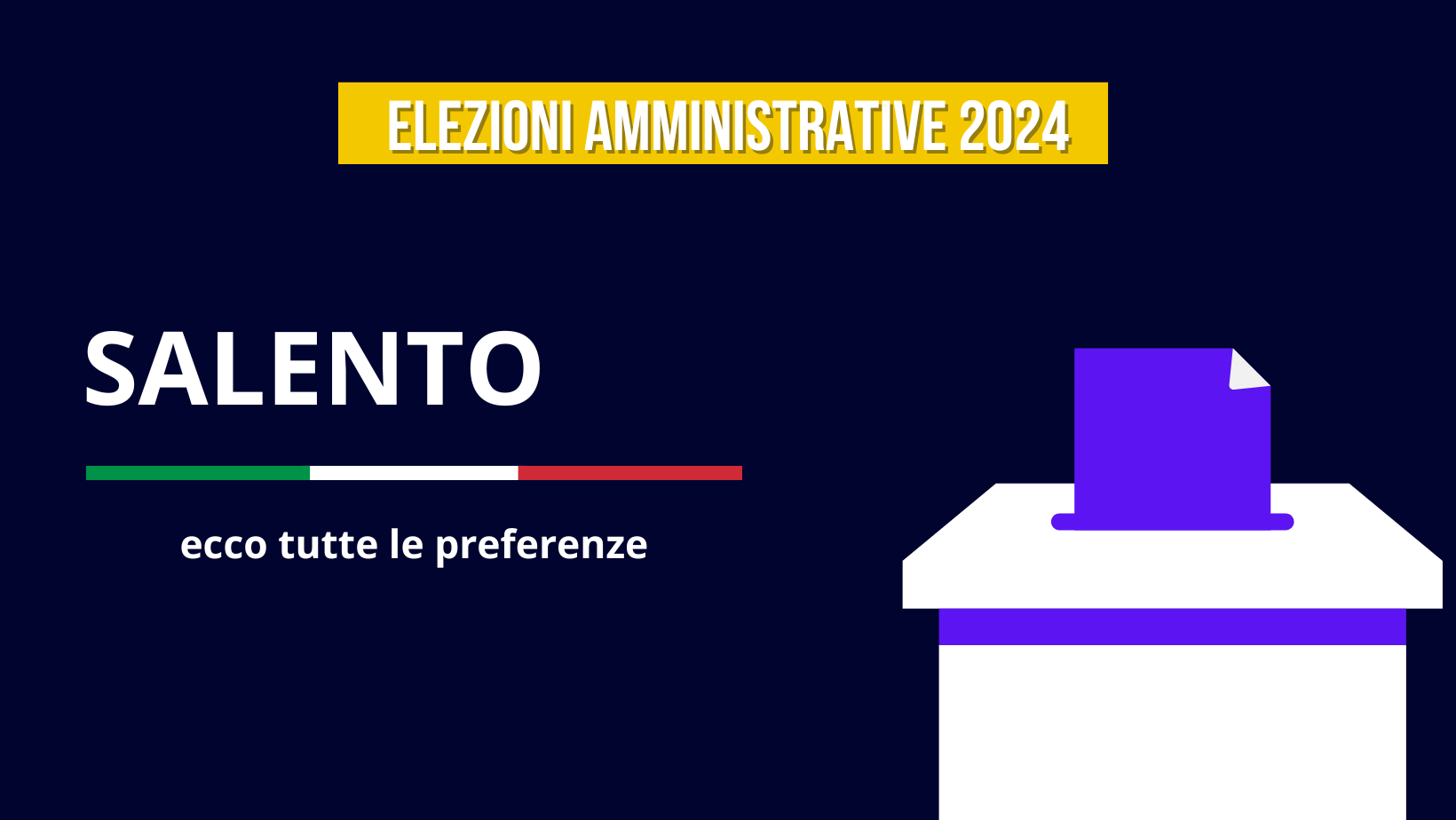 Elezioni 2024 Salento