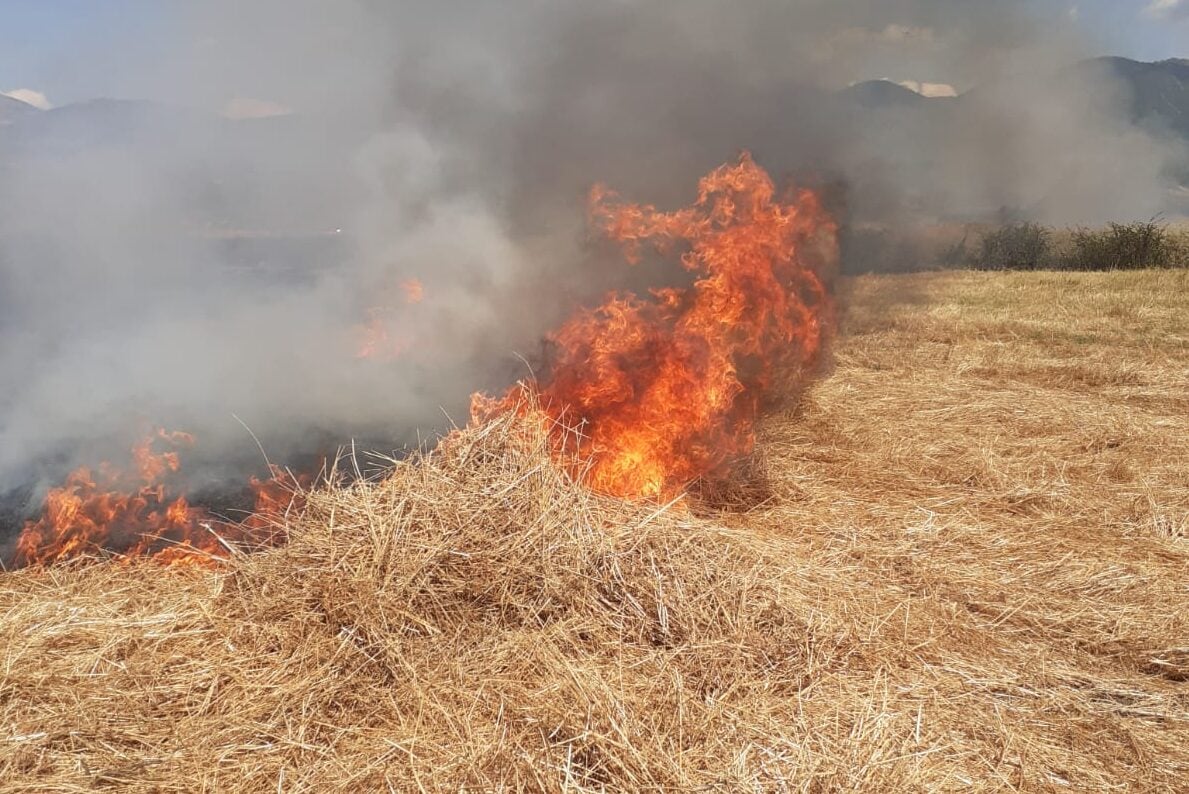 Incendio San Pietro al Tanagro