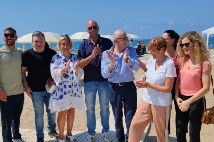 Battipaglia inaugurazione spiaggia