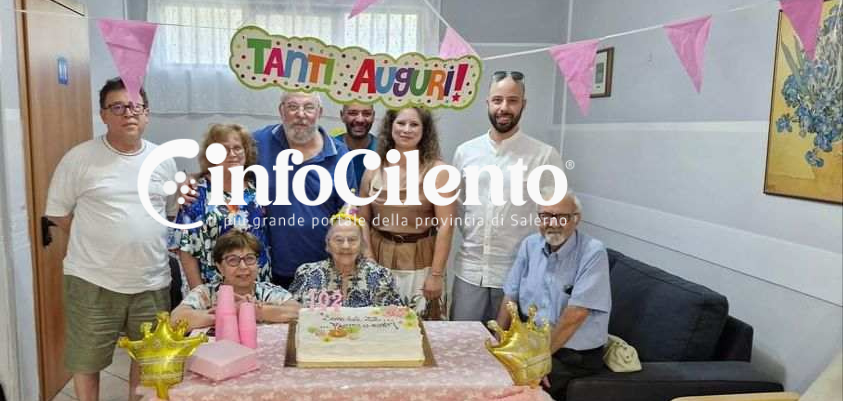 Eboli, nonna Anna 102 anni