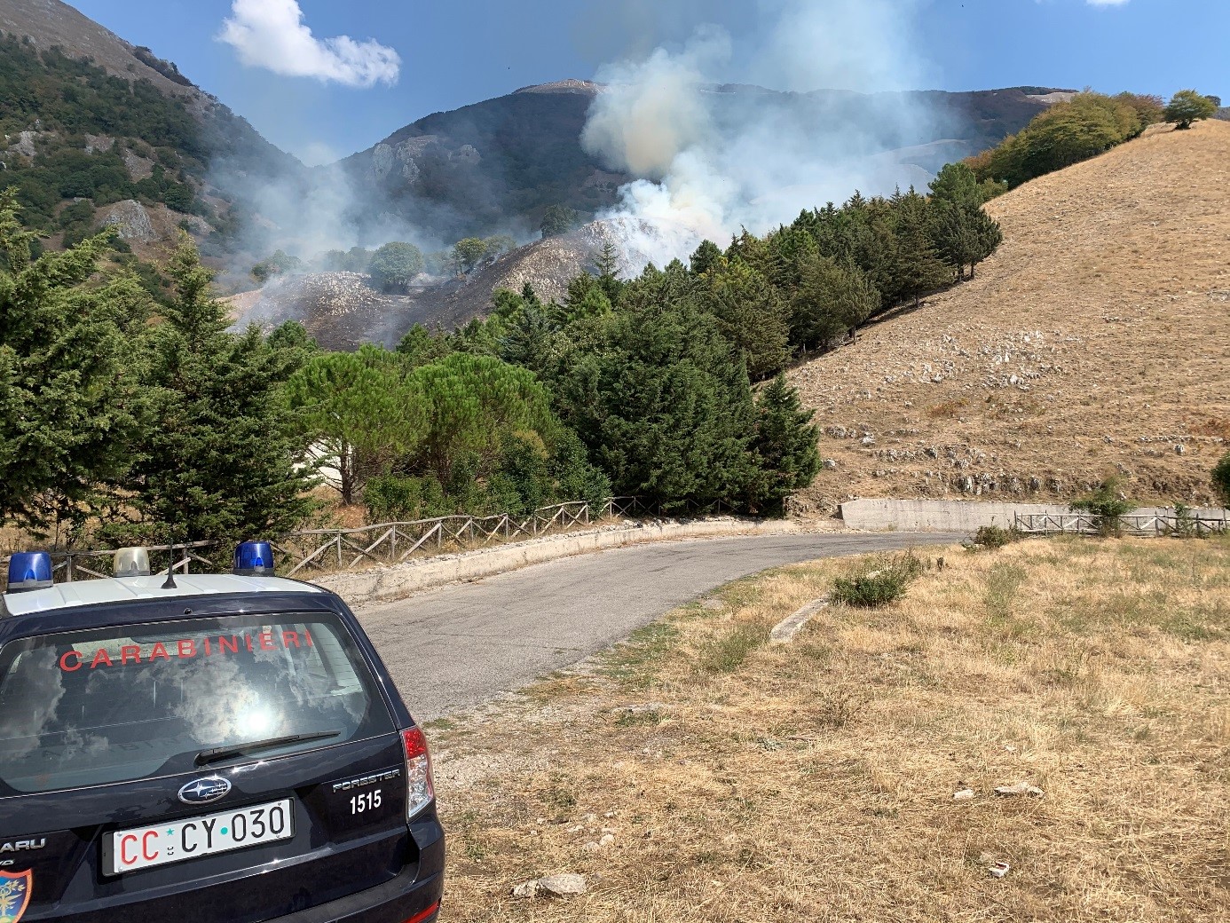 Incendi carabinieri