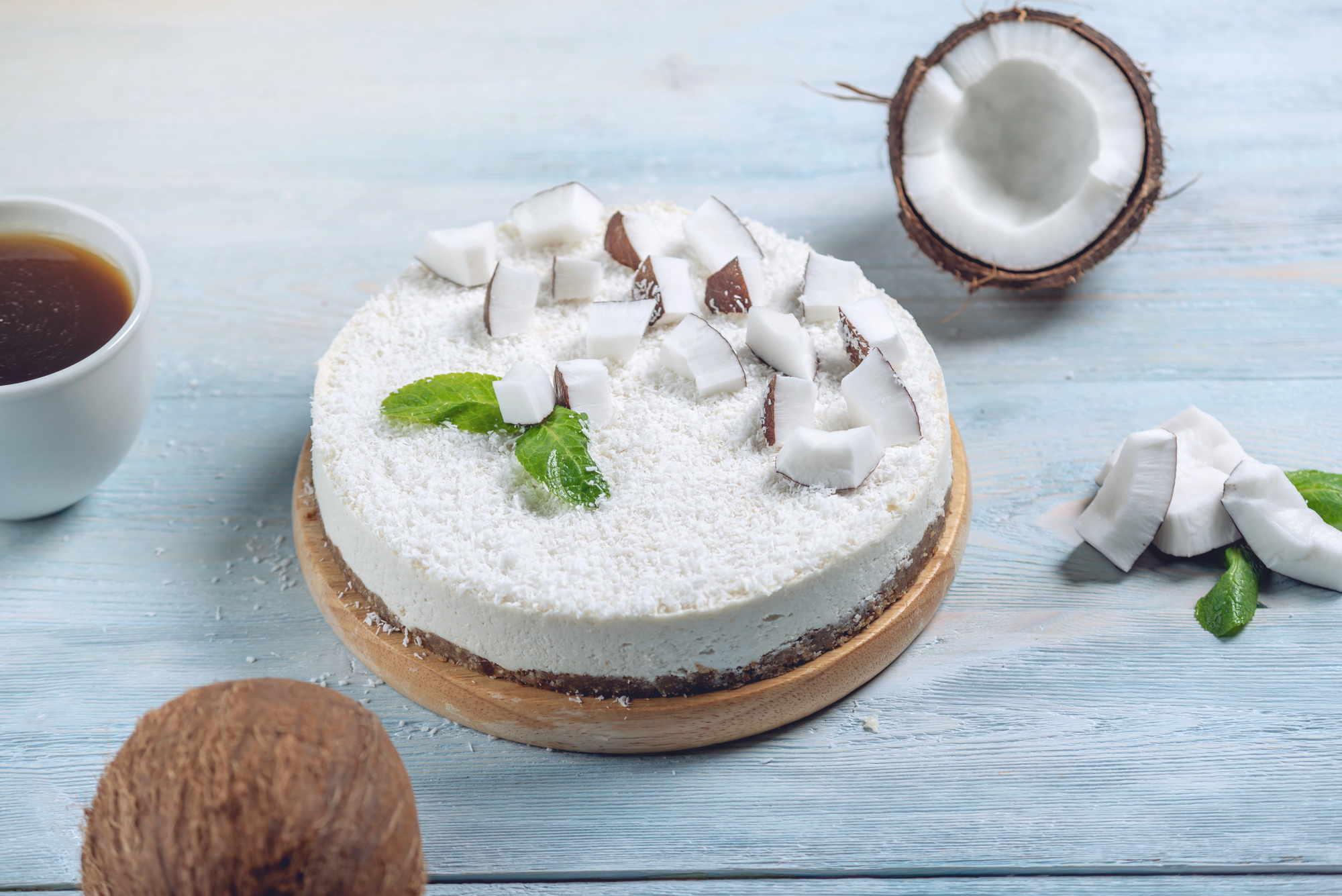 Torta fredda al cocco