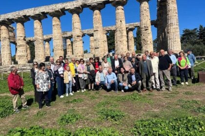 Anziani in gita a Paestum