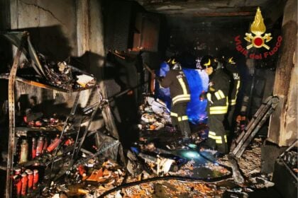 Incendio salerno