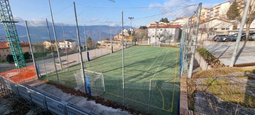 Caggiano, impianto sportivo