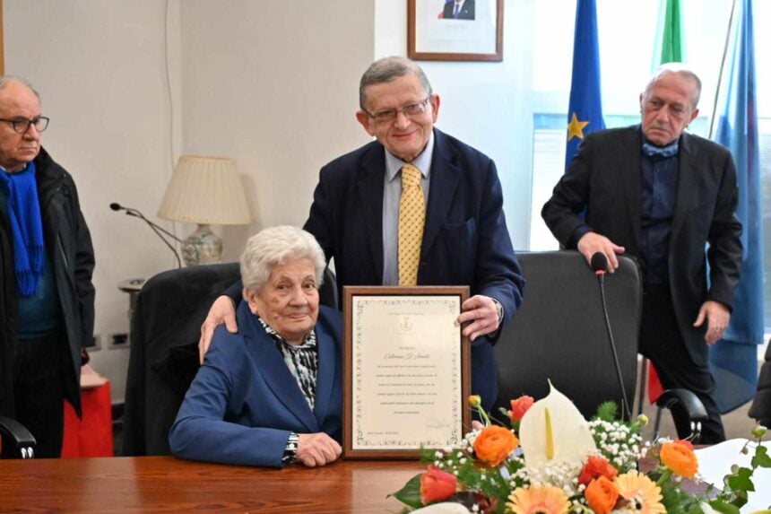 Caterina D'Amato, 100 anni